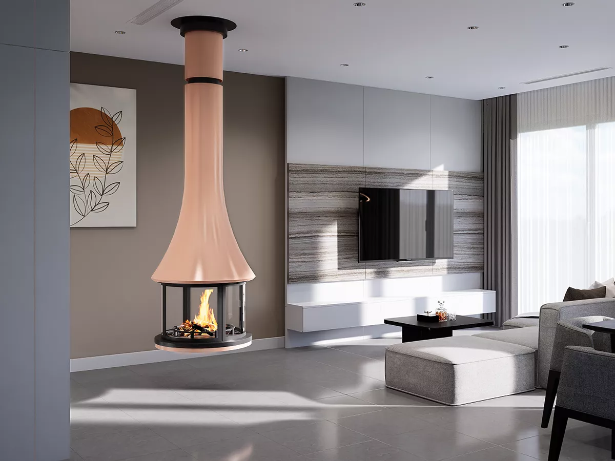 Design Kamin JC Bordelet LEA 998