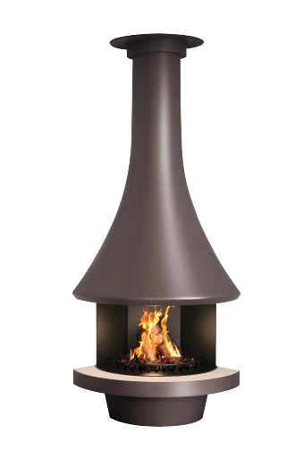 992HAG EVA 992 corner woodburning fireplace