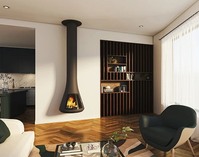 chimeneas de diseño JC Bordelet CALISTA 917