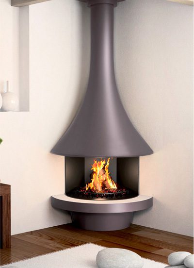 Corner fireplaces