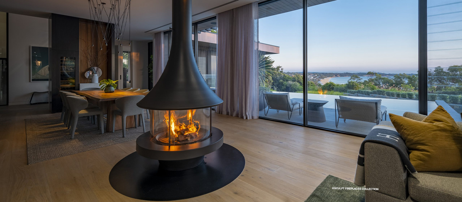 Cheminée design JC Bordelet EVA 992