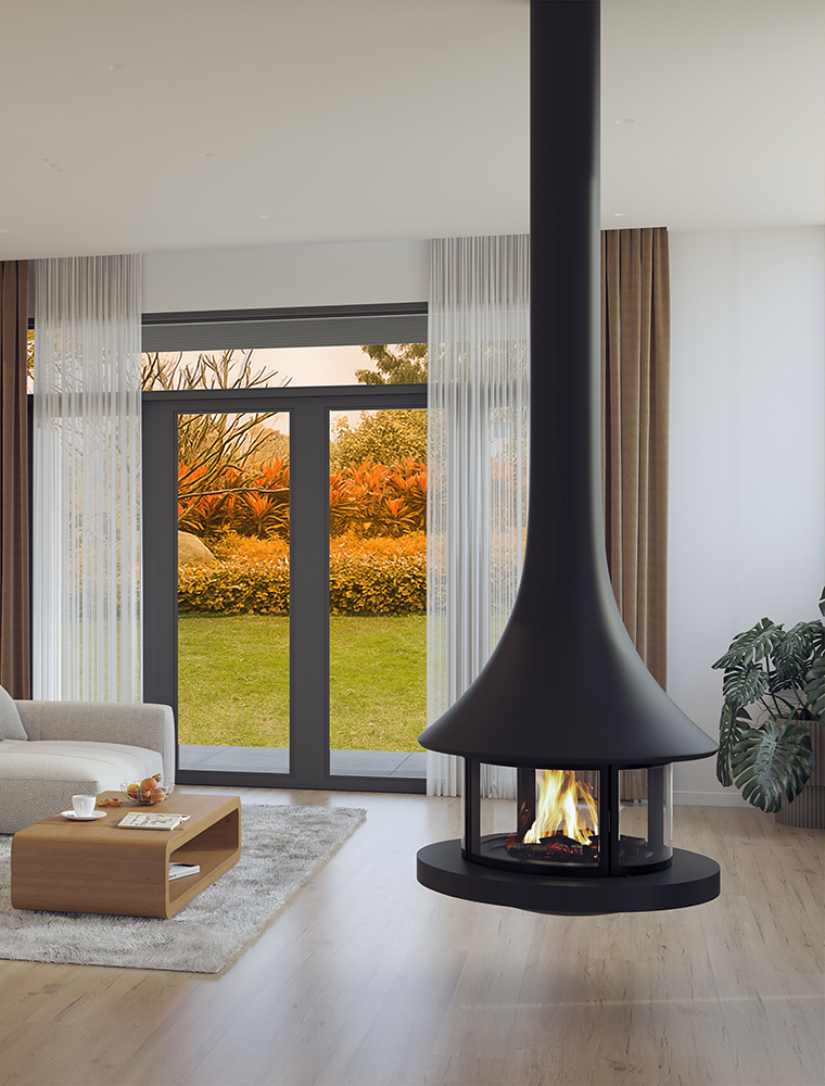 chimeneas de diseño JC Bordelet EVA 992