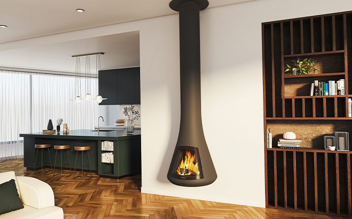 Hängender Kamin Calista 917