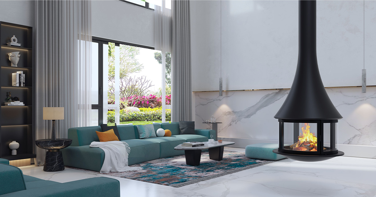 Cheminée métallique JC Bordelet : un choix architectural